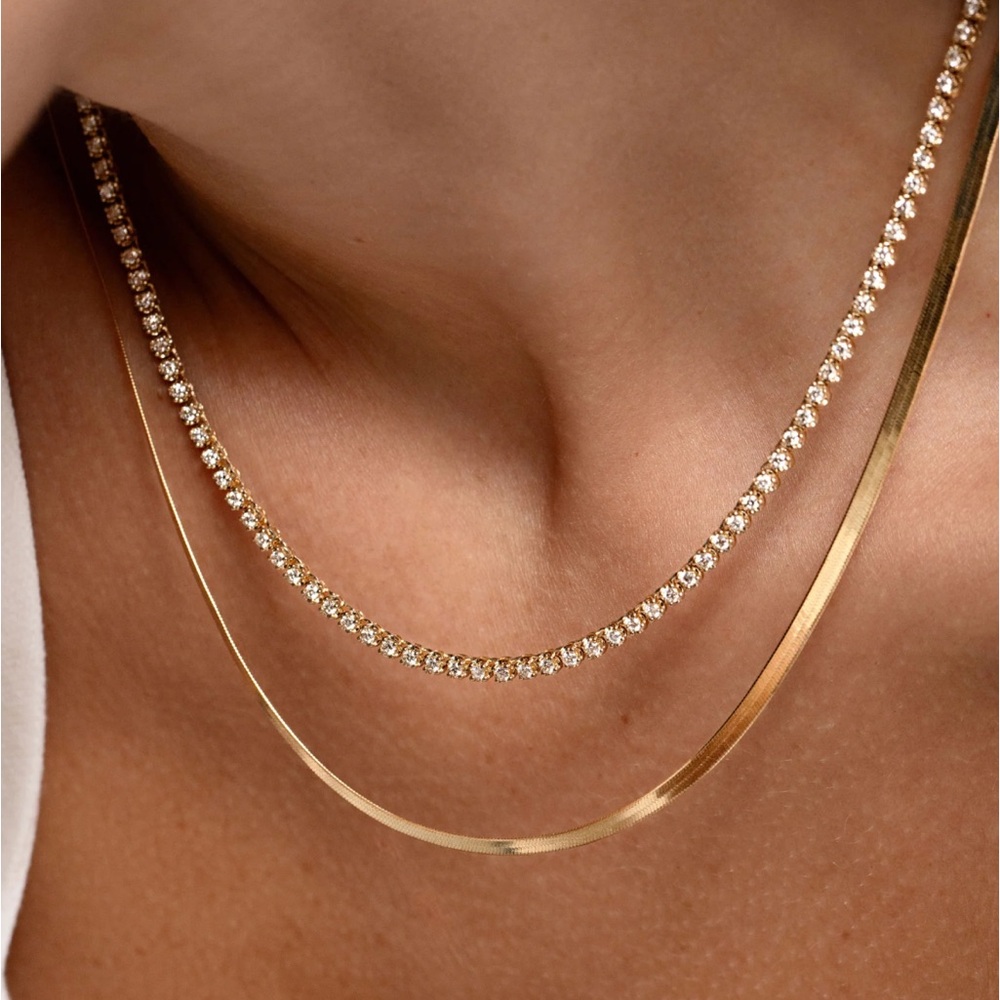 Ring Concierge Eternity Mini Diamond Tennis Necklace